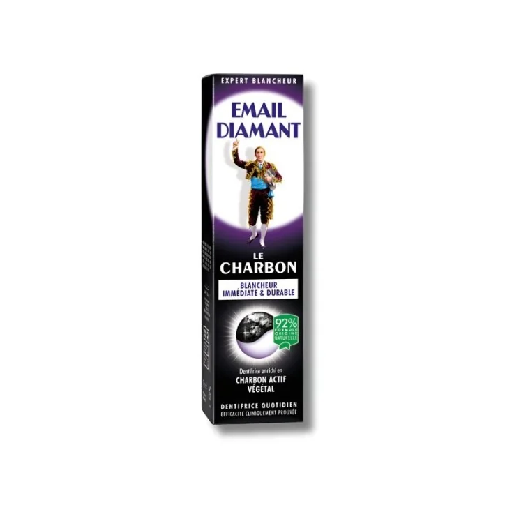 EMAIL DIAMANT DENTIFRICE CHARBON BLANCHEUR 75ML