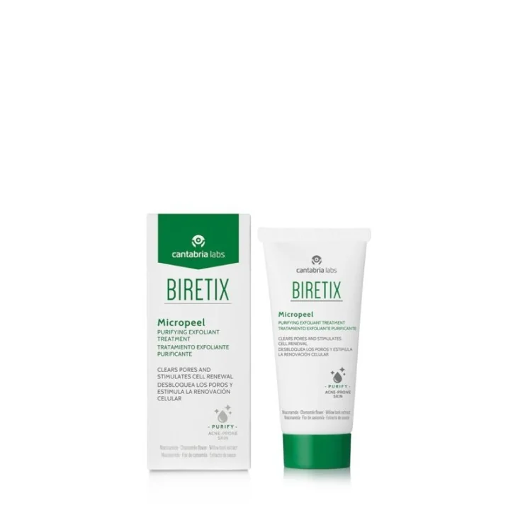 BIRETIX MICROPEEL SOIN EXFOLIANT PURIFIANT 50ML