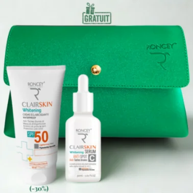 RONCEY CLAIRSKIN SERUM ECLAIRCISSANT ANTI TACHES 30ML+CLAIRSKIN CREME VISAGE SPF50 50ML (-30%)