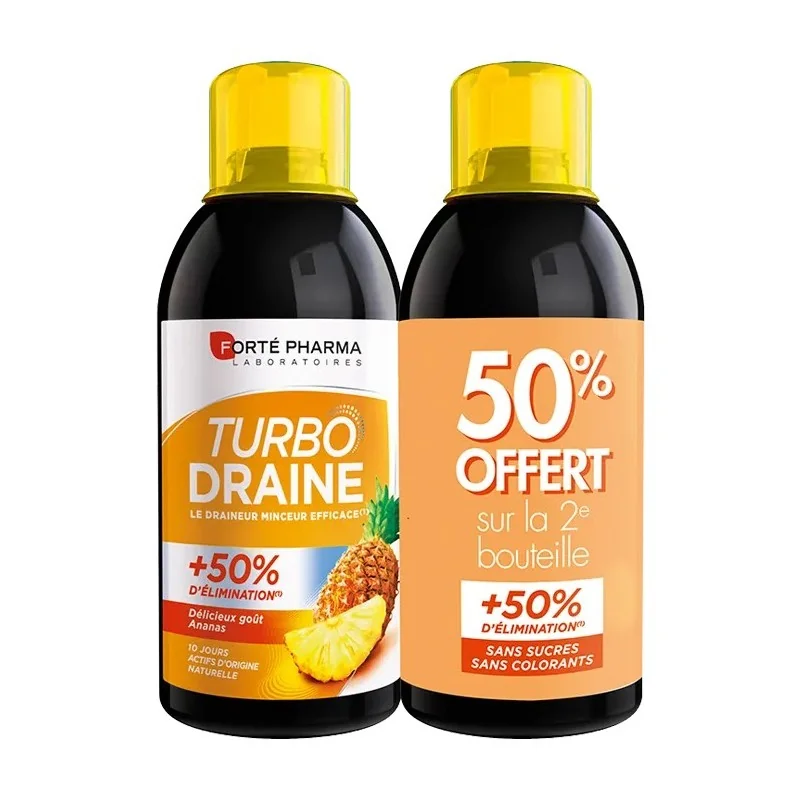 Forté Pharma Turbo Draine Ananas 2x500ml