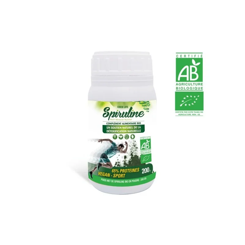 EDEN LIFE SPIRULINE POUDRE 200G