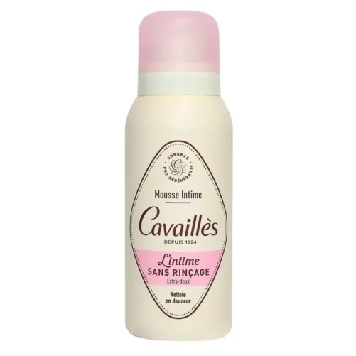 CAVAILLES L’INTIME MOUSSE INTIME SANS RINÇAGE EXTRA DOUX 100ML