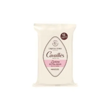 CAVAILLES LINGETTES INTIMES 15 PIECES