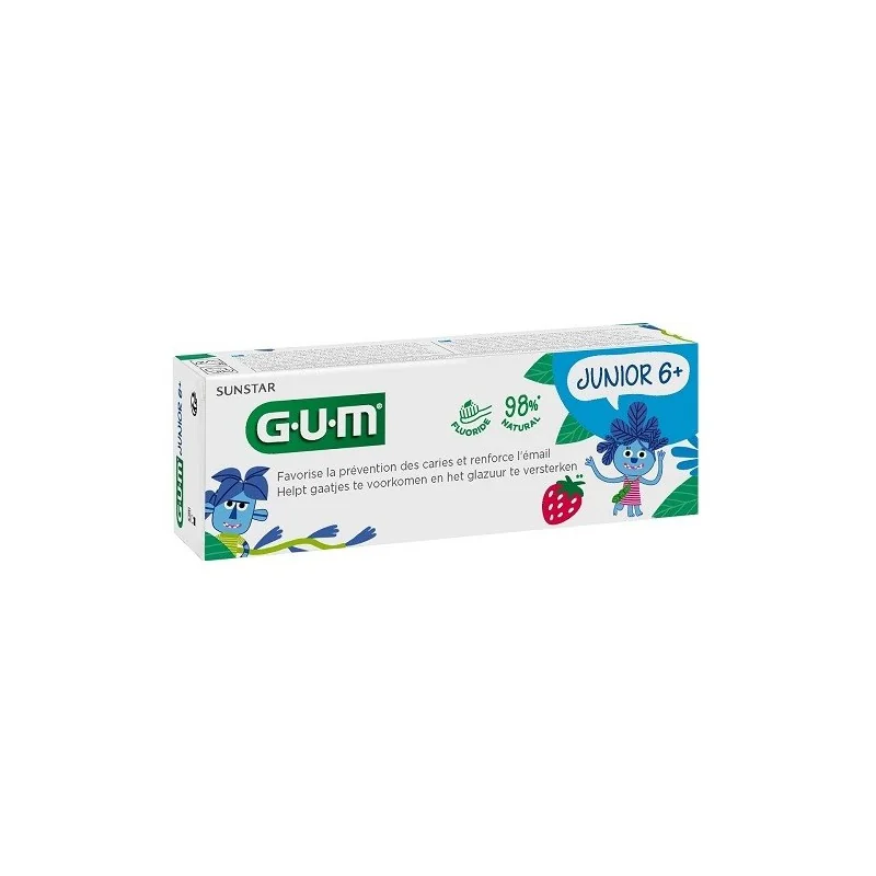 GUM JUNIOR DENTIFRICE JUNIOR 6ANS+
