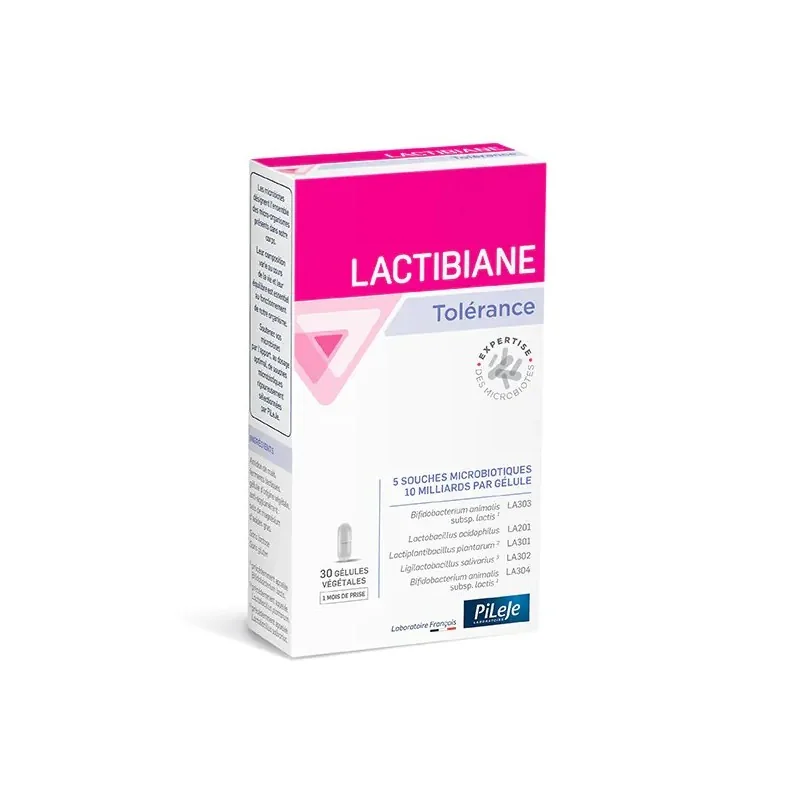 PILEJE LACTIBIANE TOLERANCE 30 GELULES