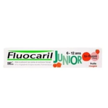 FLUOCARIL Dentifrice Junior 6-12 Ans Fruits Rouges 75 ml