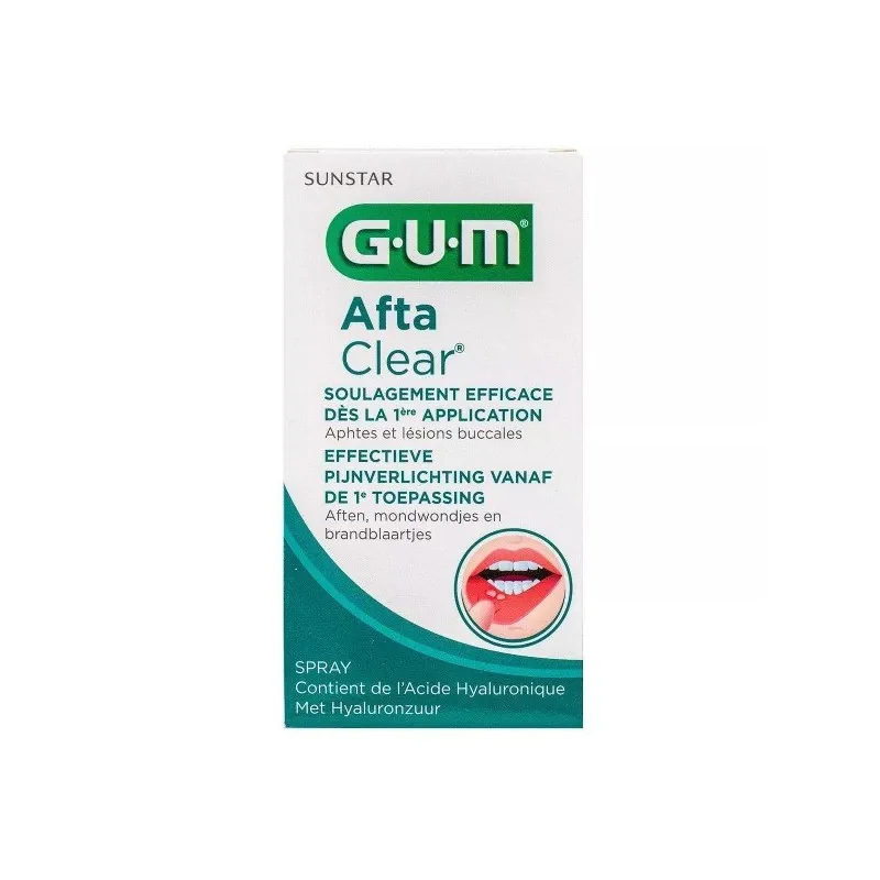GUM AFTA CLEAR SPRAY BUCCAL 15ML