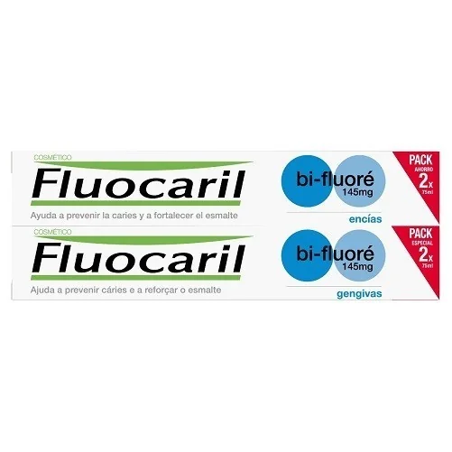 FLUOCARIL DENTIFRICE BI-FLUORÉ GENCIVES PACK 2X75ML