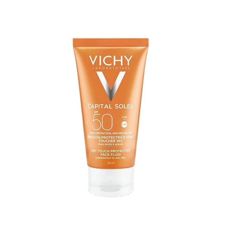 VICHY CAPITAL SOLEIL EMULSION TOUCHER SEC SPF 50+ 50ML