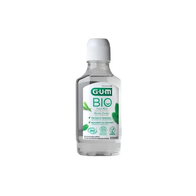 GUM BIO BAIN DE BOUCHE FLUORÉ MENTHE FRAÎCHE