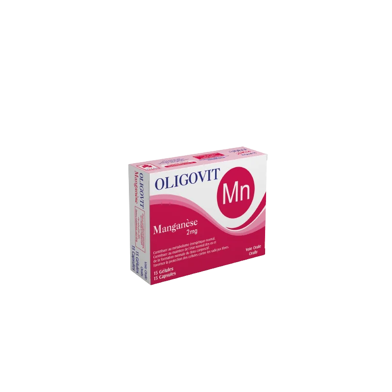 VITAL OLIGOVIT MANGANÈSE 15 GÉLULES