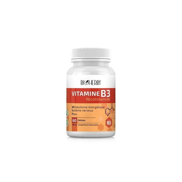 VITAMINE B3 NICOTINAMIDE 60 GÉLULES