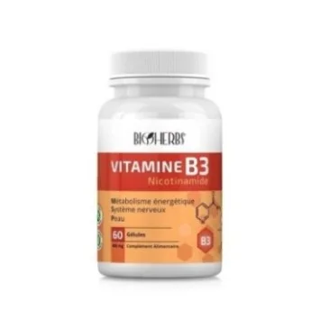 VITAMINE B3 NICOTINAMIDE 60 GÉLULES