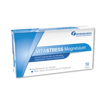 FARMAVANS VITASTRESS MAGNÉSIUM 10 GÉLULES