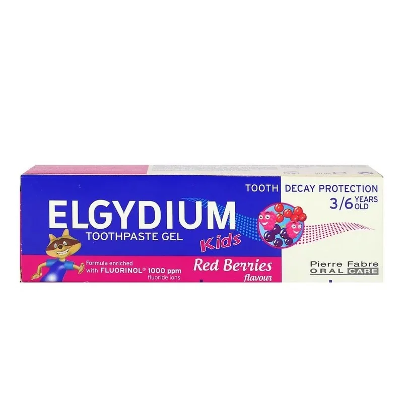 Elgydium Kids Dentifrice à la Grenadine 2/6ans