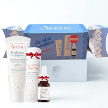 AVENE COFFRET DELICE HYDRATION HYDRANCE LEGERE SPF30 50ML+EAU THERMALE SPRAY 50ML (OFFERT)+SERUM ACTIV Cg 10ML (OFFERT)