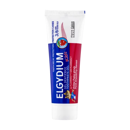 Elgydium Kids Dentifrice Fraise Givrée 3/6ans