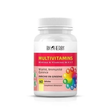 MULTIVITAMINS 60 GÉLULES