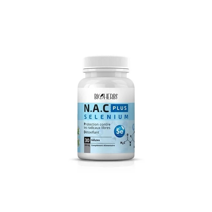 NAC PLUS SÉLÉNIUM 500MG 60 GÉLULES
