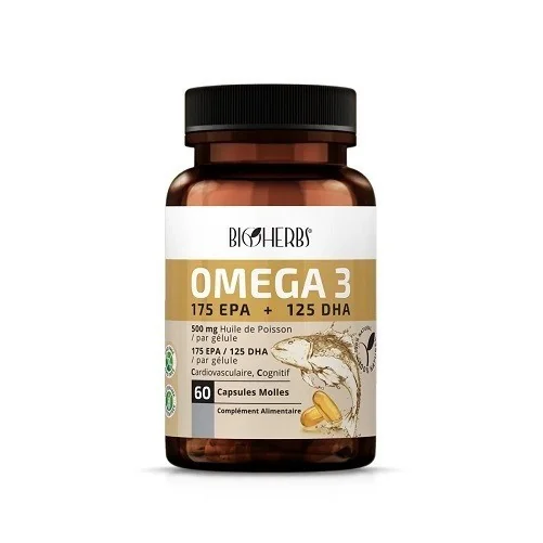 OMÉGA 3 (175 EPA + 125 DHA) 60 CAPSULES