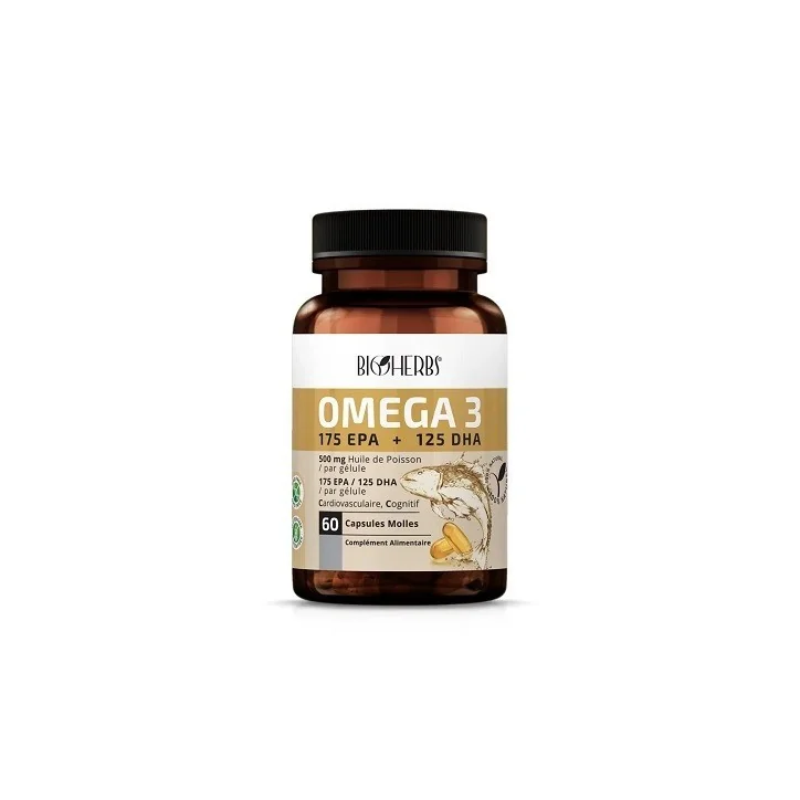 OMÉGA 3 (175 EPA + 125 DHA) 60 CAPSULES