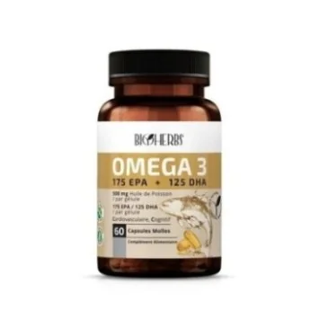 OMÉGA 3 (175 EPA + 125 DHA) 60 CAPSULES