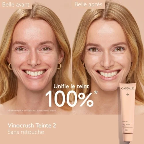 CAUDALIE VINOCRUSH CRÈME TEINTÉE TEINTE 2 30ML