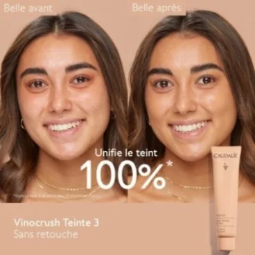 CAUDALIE VINOCRUSH CRÈME TEINTÉE TEINTE 3 30ML