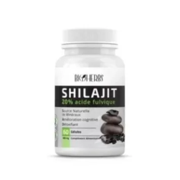 SHILAJIT 20% ACIDE FULVIQUE 60 GÉLULES