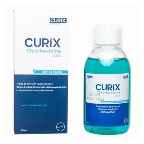 CURIX BAIN DE BOUCHE CHLORHEXIDINE 0.2% 200ML