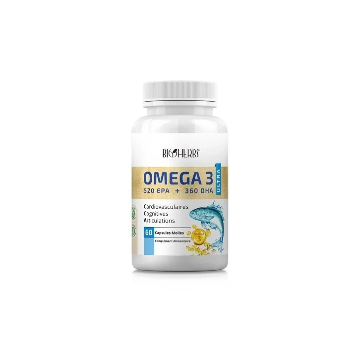 OMÉGA 3 ULTRA 60 CAPSULES