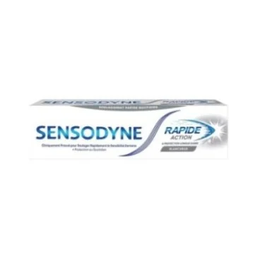 SENSODYNE DENTIFRICE RAPIDE ACTION BLANCHEUR 75ML