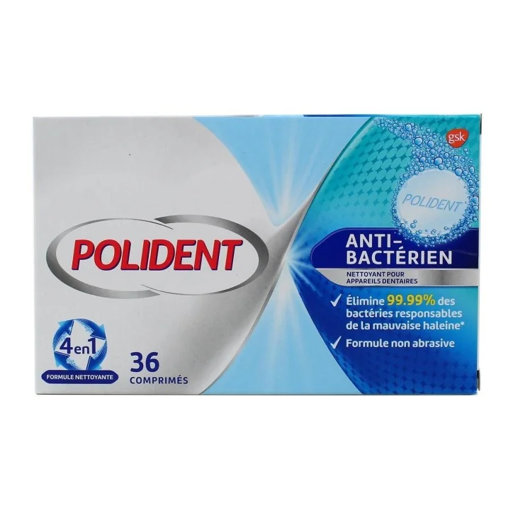 POLIDENT TOTAL ACTION NETTOYANT APPAREILS DENTAIRES