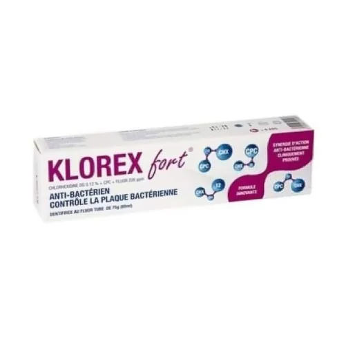 STODERMA KLOREX FORT DENTIFRICE AU FLUOR 65ML