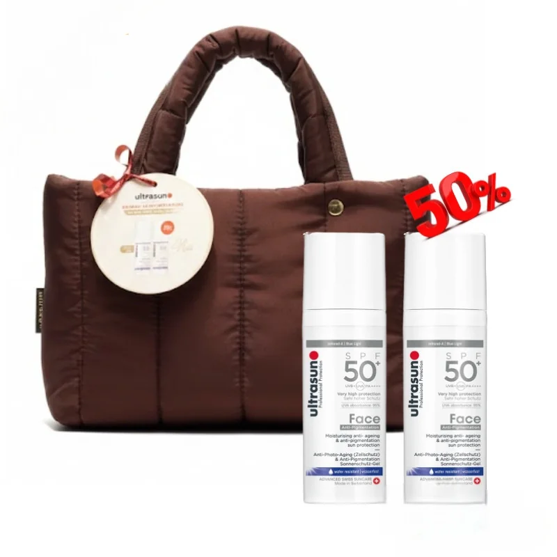 ULTRASUN TROUSSE MATELASSE MARRON ANTI-AGE ANTI-TACHE SPF50+