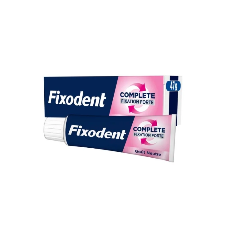 FIXODENT CREME ADHESIVE FIXATION FORTE GOUT NEUTRE 47G