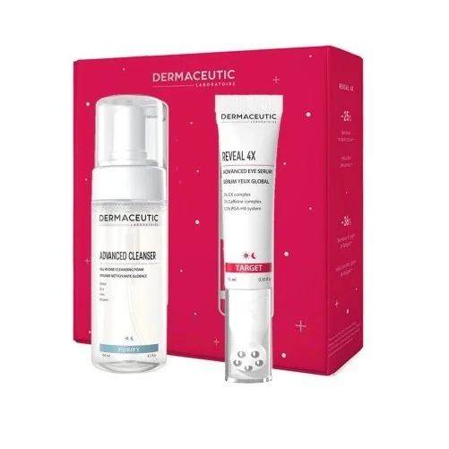 DERMACEUTIC COFFRET REVEAL 4X 15ML + ADVANCED CLEANSER 50ML