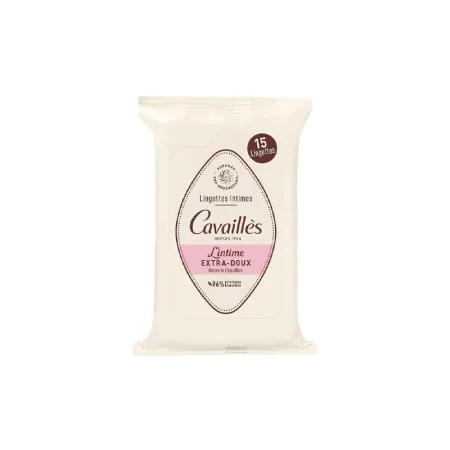 CAVAILLES LINGETTES INTIMES 15 PIECES