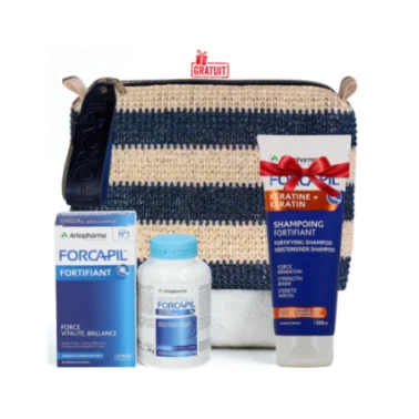 ARKOPHARMA FORCAPIL TROUSSE CHEVEUX ET ONGLES 180 GÉLULES + SHAMPOING FORTIFIANT 200 ML (OFFERT)
