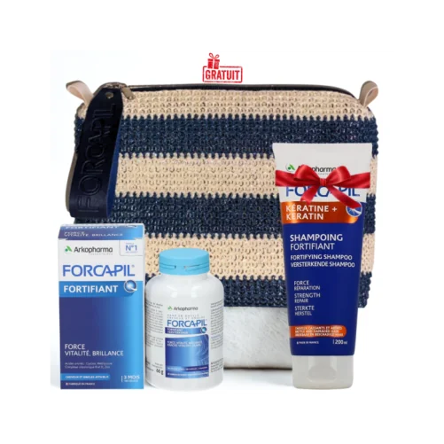 ARKOPHARMA FORCAPIL TROUSSE CHEVEUX ET ONGLES 180 GÉLULES + SHAMPOING FORTIFIANT 200 ML (OFFERT)