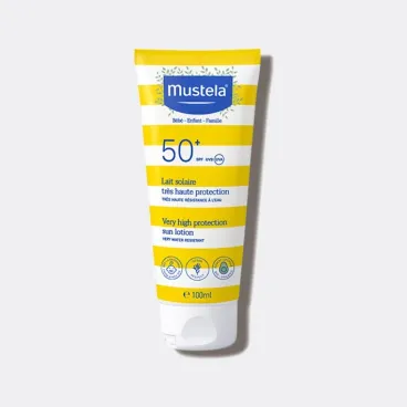 MUSTELA LAIT SOLAIRE TRÈS HAUTE PROTECTION SPF 50+ 100ML