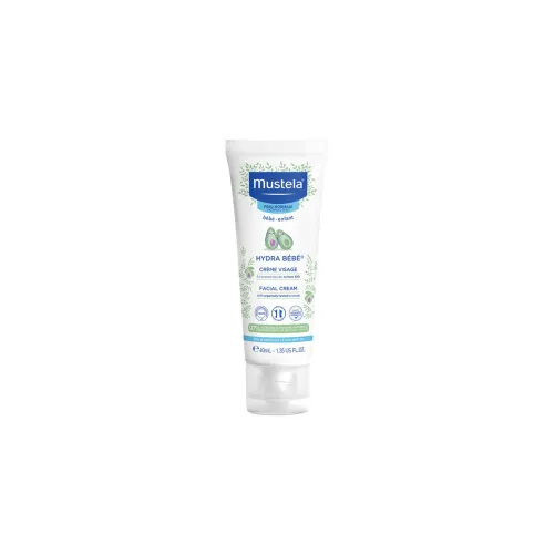 MUSTELA CRÈME VISAGE HYDRA  À L'AVOCAT BIO 40 ML