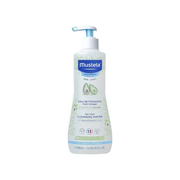 MUSTELA EAU NETTOYANTE SANS RINÇAGE À L'AVOCAT BIO 500 ML