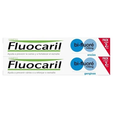 FLUOCARIL DENTIFRICE BI-FLUORÉ GENCIVES PACK 2X75ML