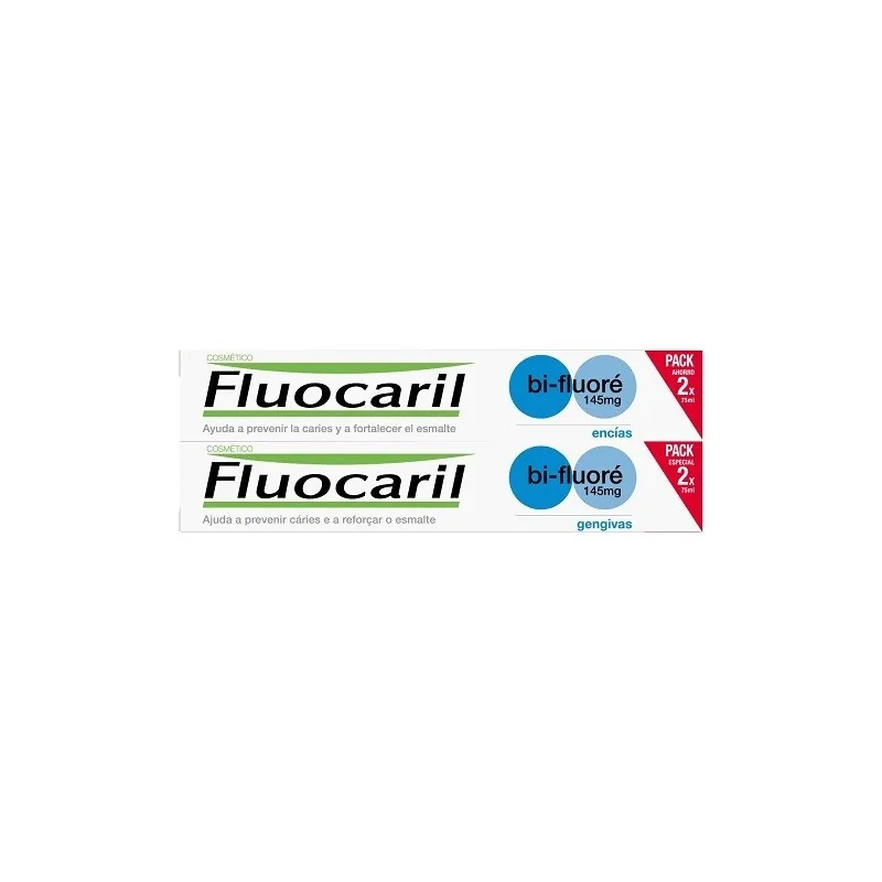 FLUOCARIL DENTIFRICE BI-FLUORÉ GENCIVES PACK 2X75ML