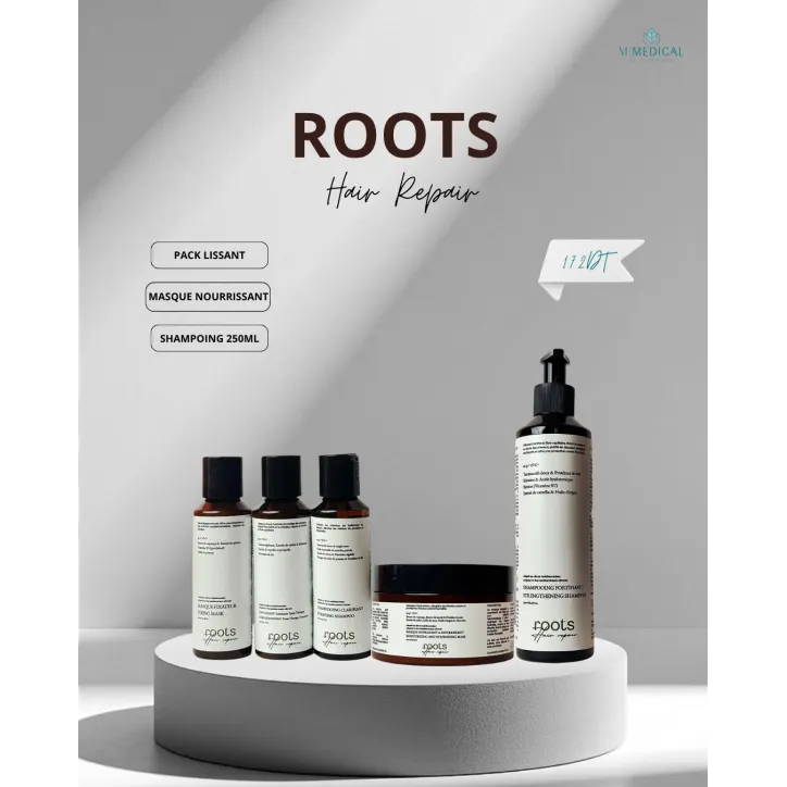 ROOTS PACK CHEVEUX SOYEUX ( 3 PRODUITS )