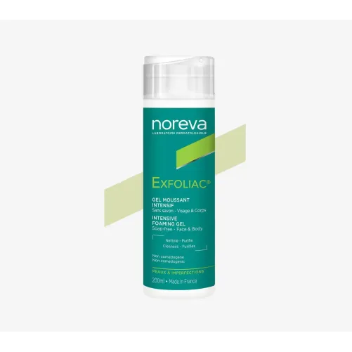 NOREVA EXFOLIAC GEL MOUSSANT INTENSIVE