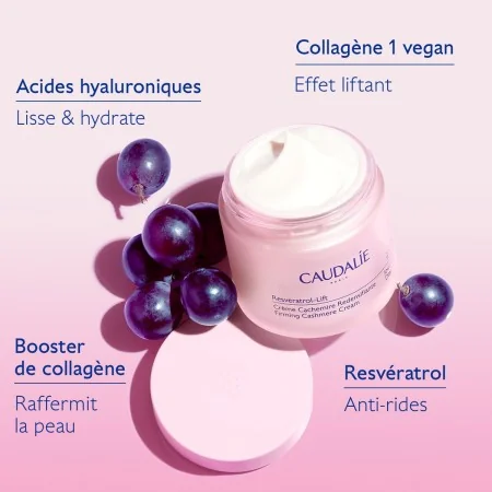 CAUDALIE RESVERATROL-LIFT RECHARGE CRÈME CACHEMIRE REDENSIFIANTE 50ML