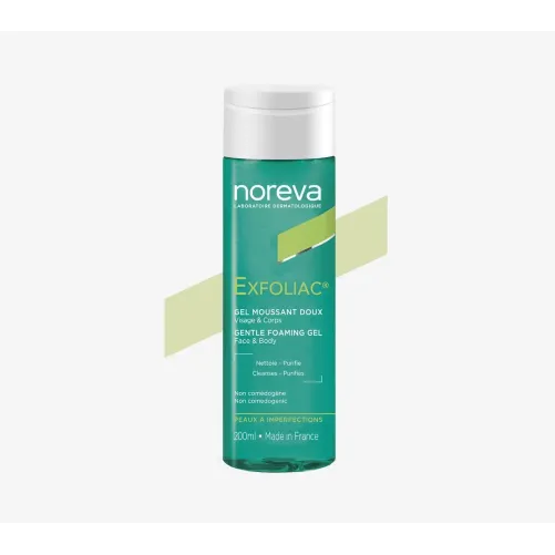 NOREVA EXFOLIAC GEL MOUSSANT DOUX