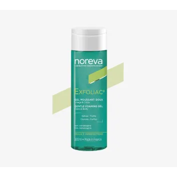NOREVA EXFOLIAC GEL MOUSSANT DOUX